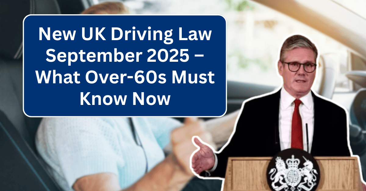 New UK Driving Law September 2025 – What Over-60s Must Know Now